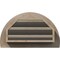 Ekena Millwork Half Round Gable Vent Unfinished, Functional, Pine Gable Vent w/ Brick Mould Face Frame, 20"W x 10"H GVWHR20X1000SFUPI - alternate 3